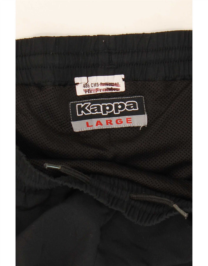 Pantalón De Chándal Kappa Hombre Large Negro Poliéster