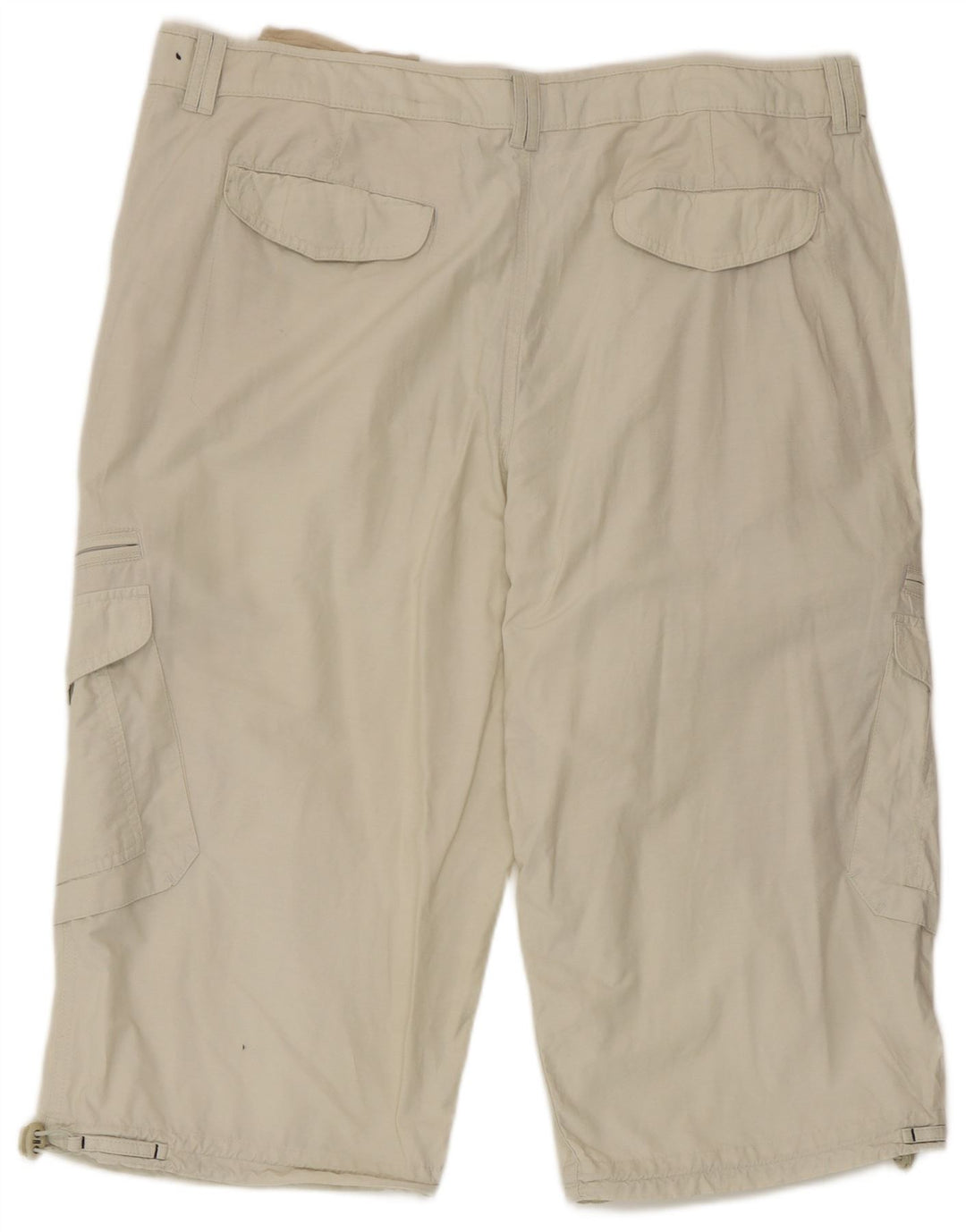 Marks & Spencer Pantalones cortos tipo cargo para hombre W40 XL Algodón beige