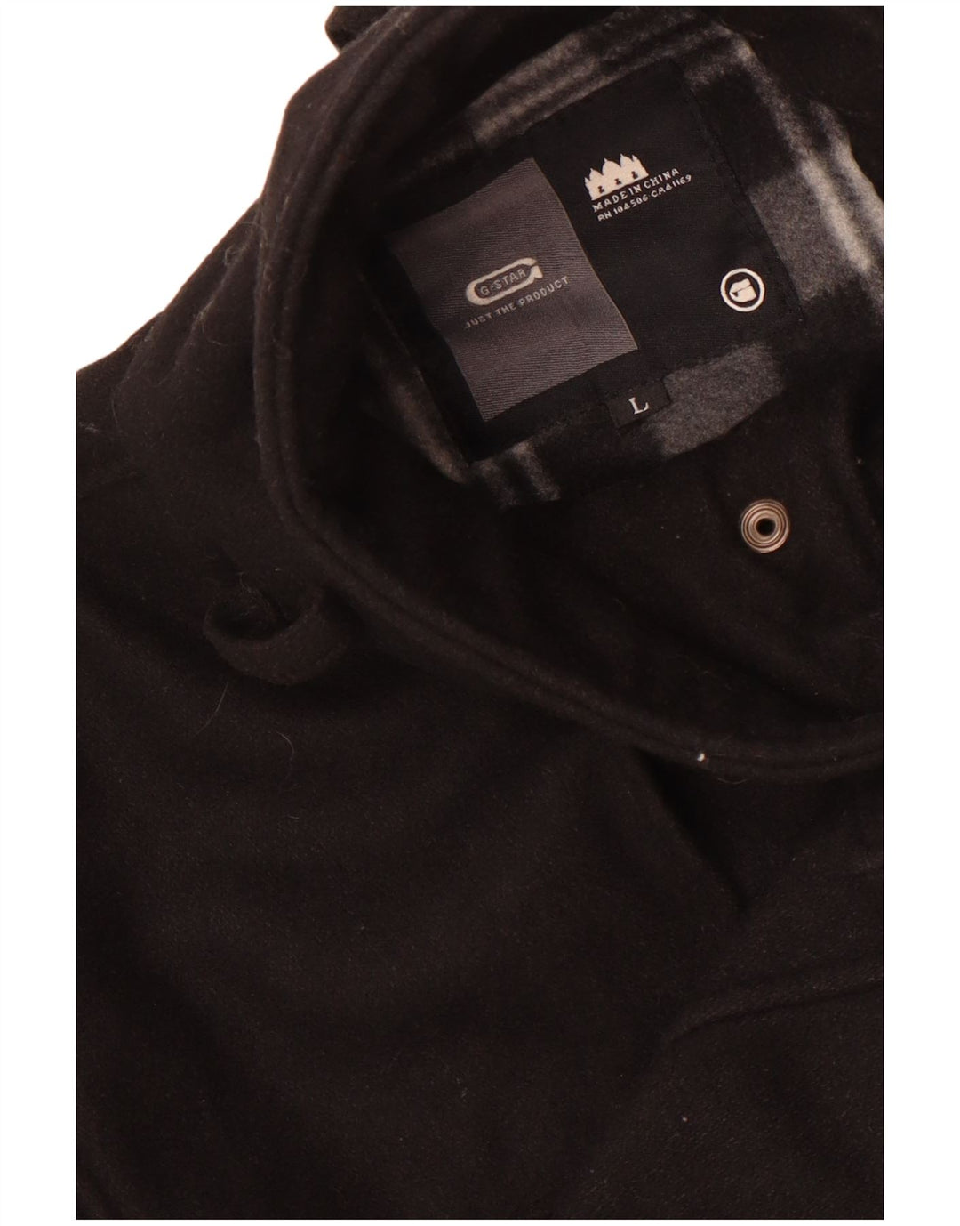 G-Star Chaqueta militar para hombre UK 40 Large Black