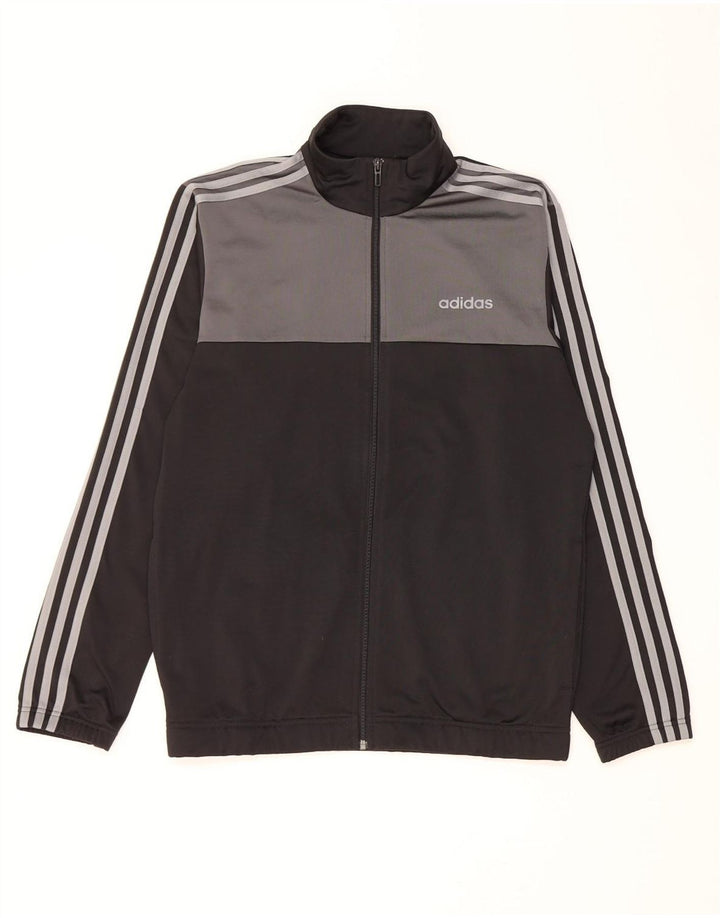 Adidas - Chaqueta de chándal para hombre, talla 40/42, color negro mediano