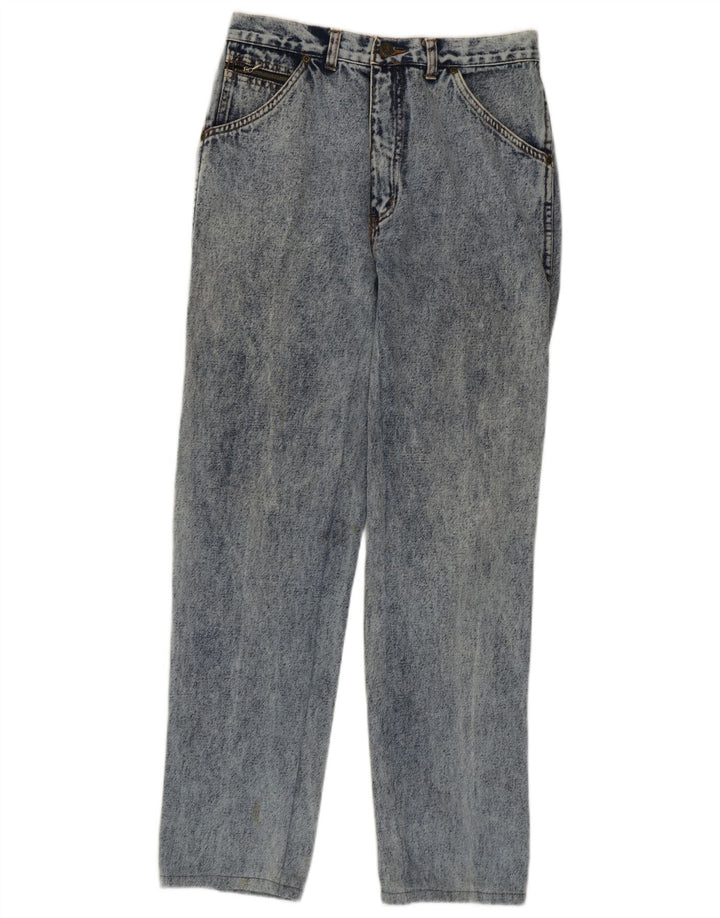 Jeans Rectos Vintage Mujer W33 L30 Algodón Azul