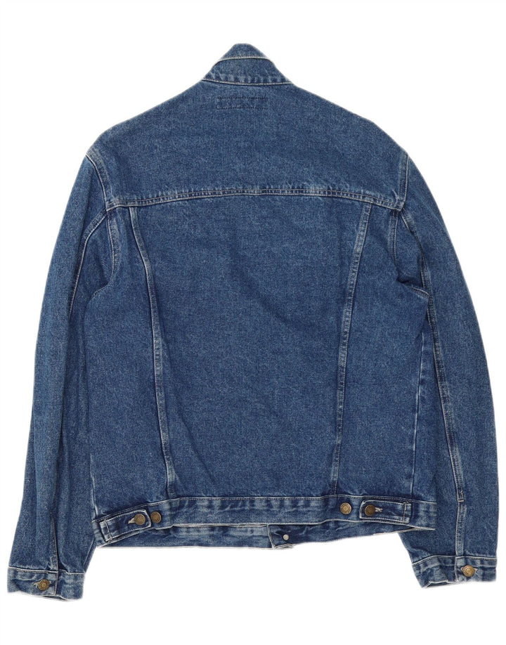 Vintage hombres chaqueta de mezclilla Reino Unido 42 XL azul