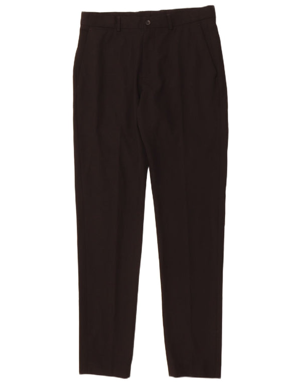 Zara Mens Slim Chino Pantalones EU 38 Small W30 L33 Negro