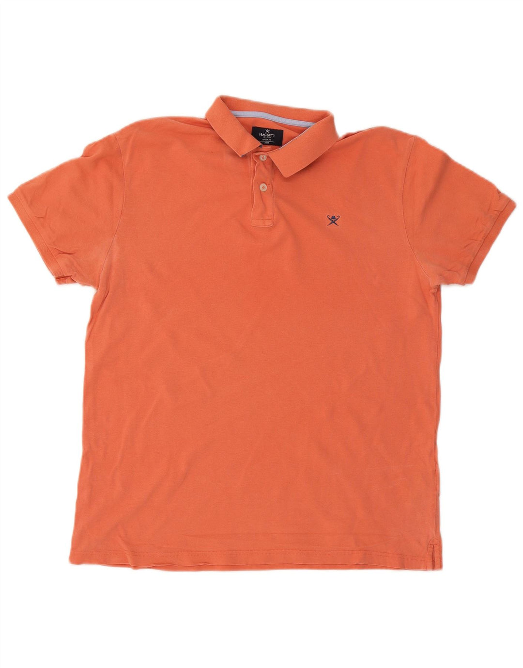 Hackett Polo Classic Fit para hombre de algodón naranja grande