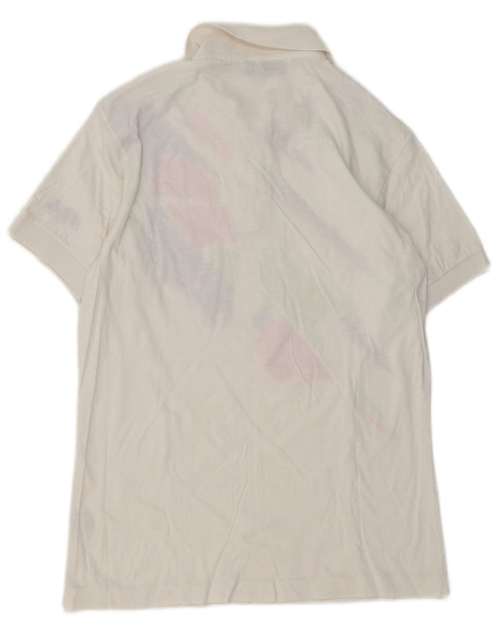 Fila Polo para niño 13-14 años Blanco Poliéster color block