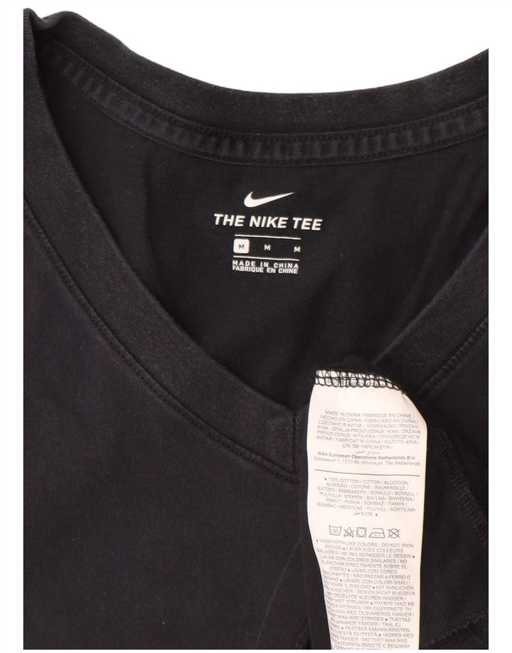 Nike Camiseta para mujer Top UK 44 Mediano Negro Algodón