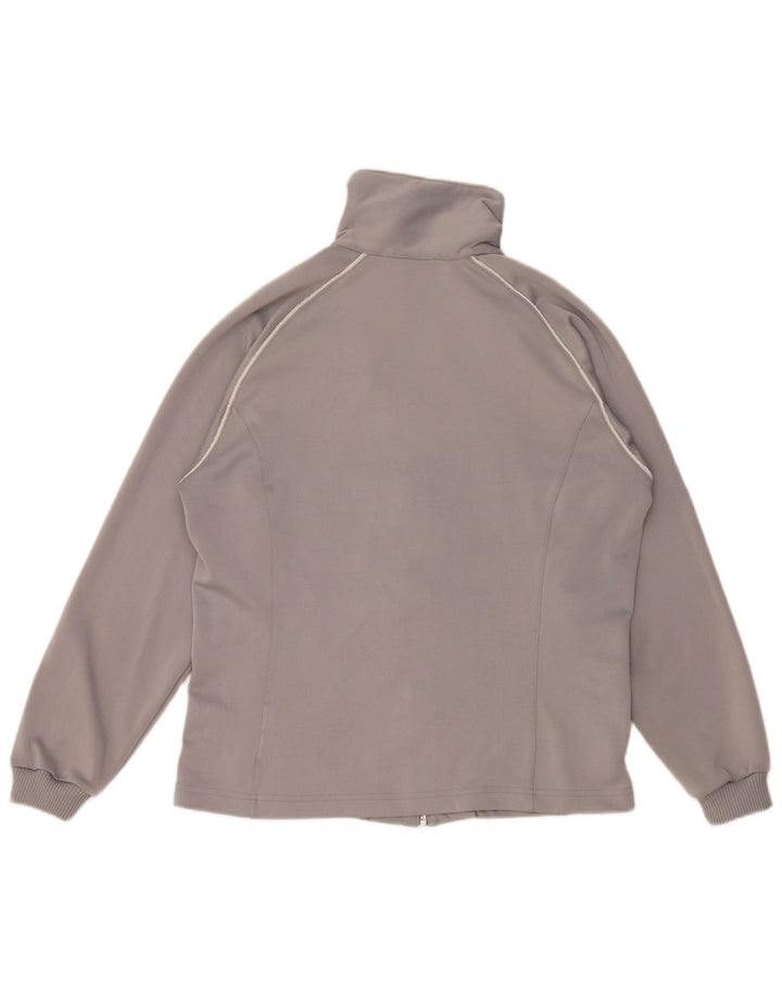 Adidas - Chaqueta de chándal para mujer, talla 40, color gris medio