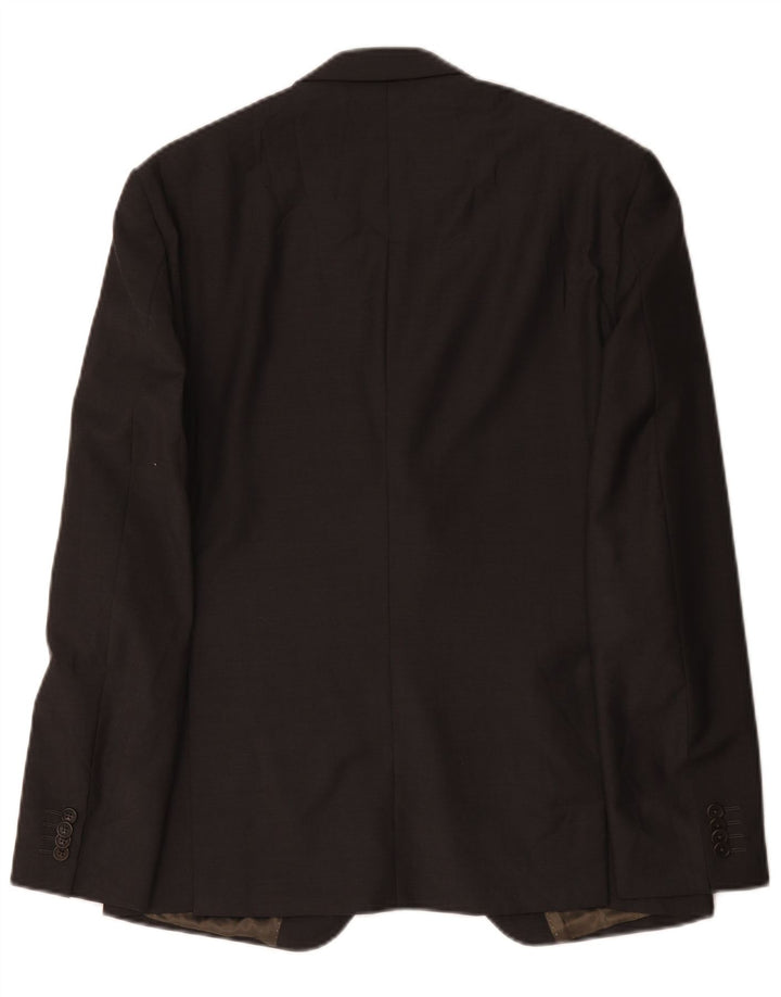 Calvin Klein Chaqueta tipo blazer de 2 botones para hombre IT 50 Lana gris grande