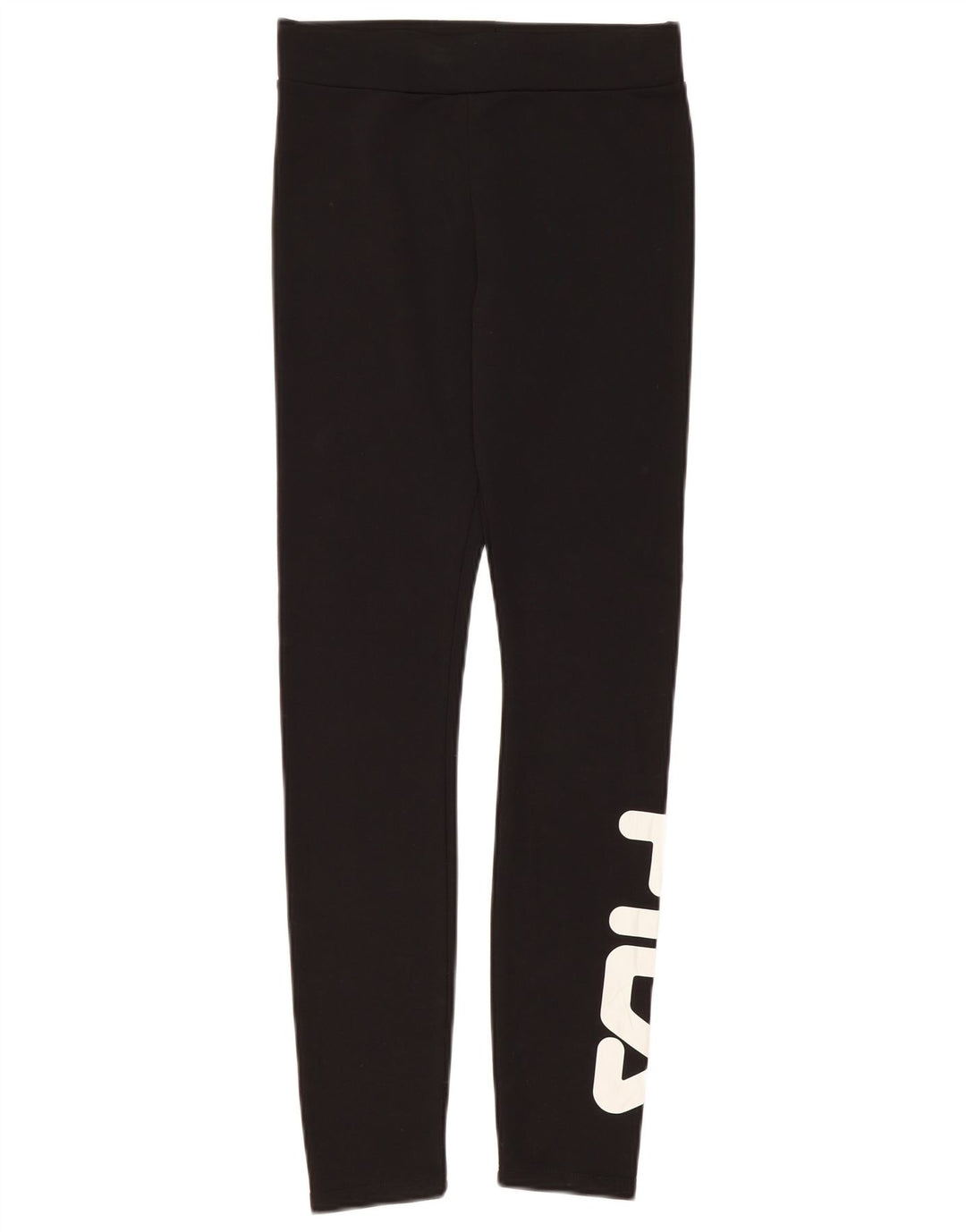 Fila Leggings gráficos para mujer UK 8 Small Poliéster negro