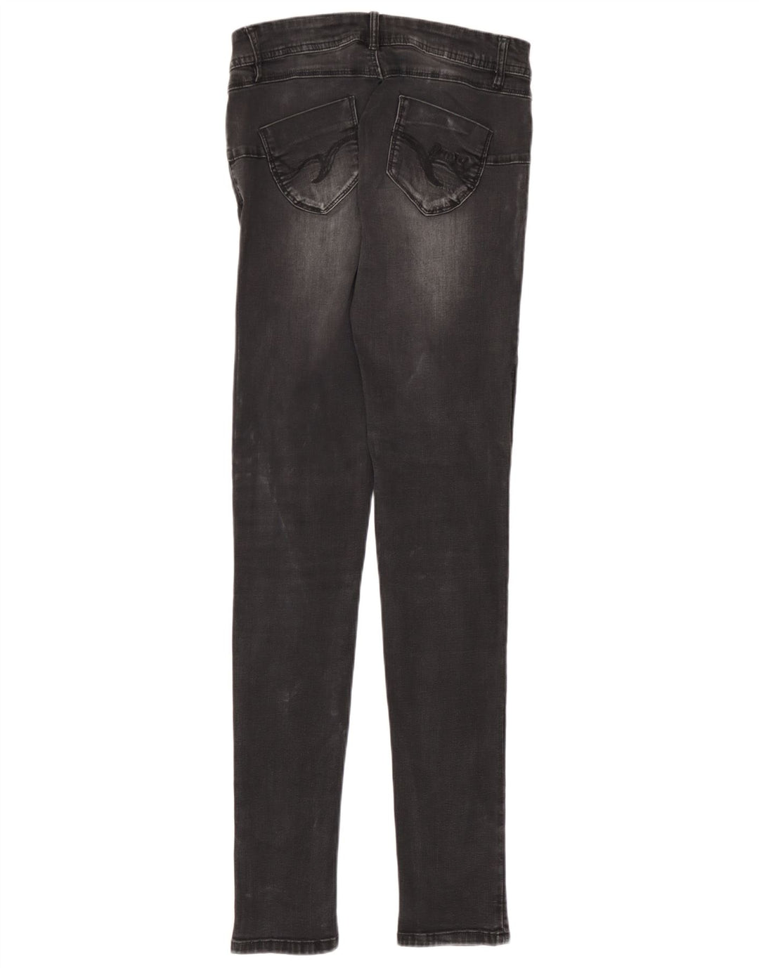 Vaqueros Ajustados Desigual Mujer W28 L32 Gris