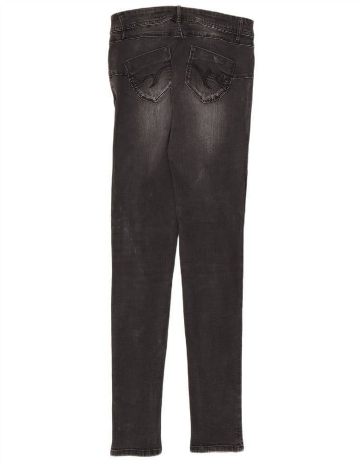 Vaqueros Ajustados Desigual Mujer W28 L32 Gris