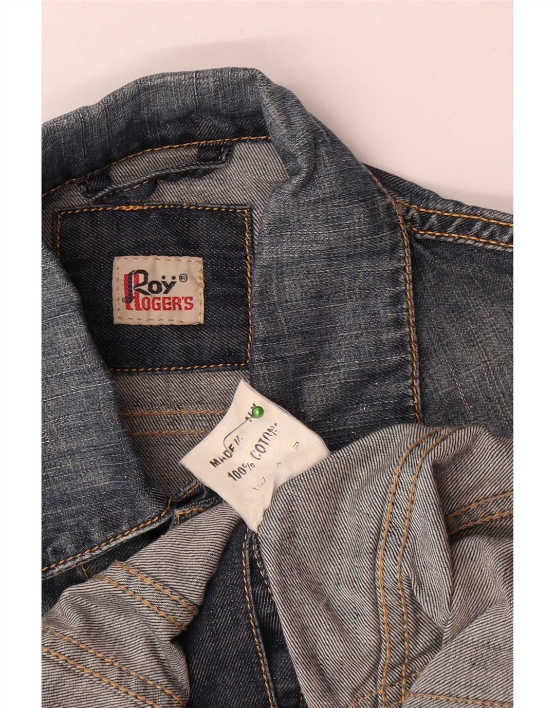 Roy Rogers Chaqueta vaquera corta para mujer Reino Unido 8 Pequeño Algodón azul