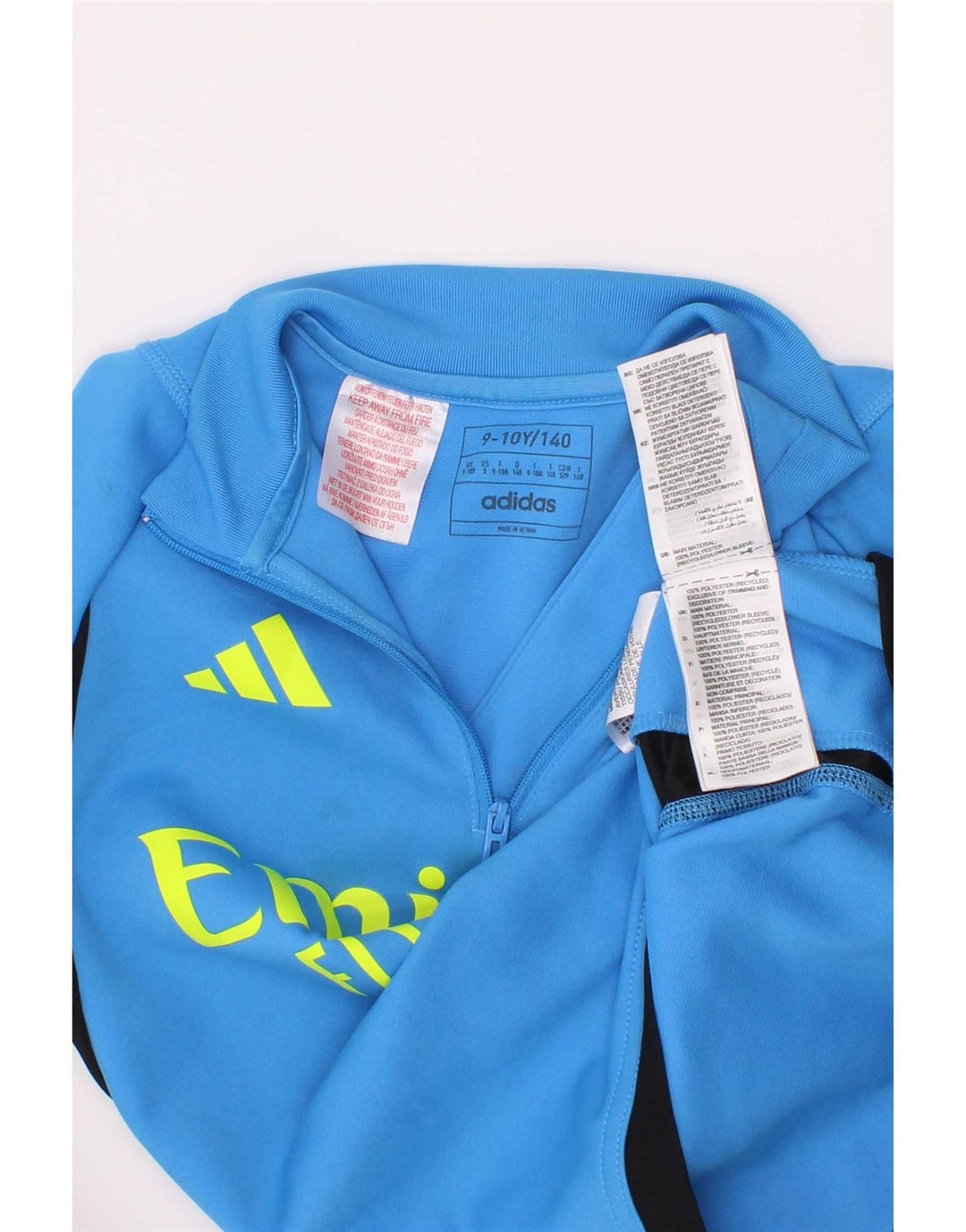 Adidas Boys Arsenal Graphic Pullover Chándal Top 9-10 años Azul