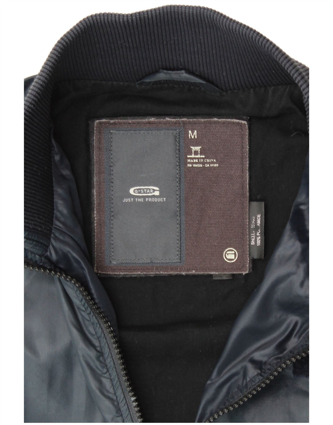 G-STAR Chaqueta Bomber para Mujer UK 44 Mediana Azul Marino Poliamida