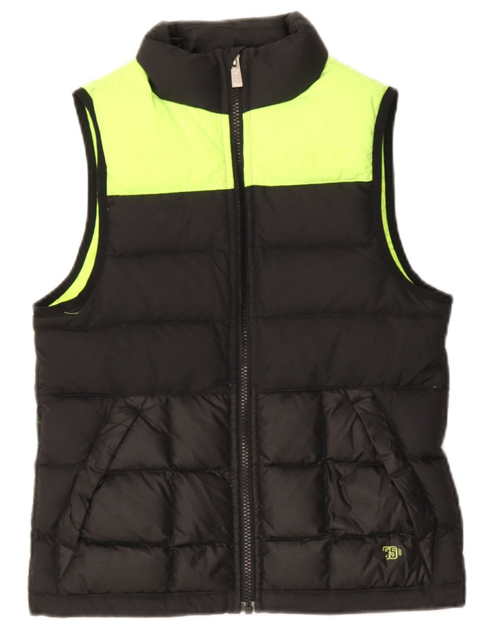 Nike Chaleco acolchado para niños 8-9 años Pequeño negro Colorblock Poliéster