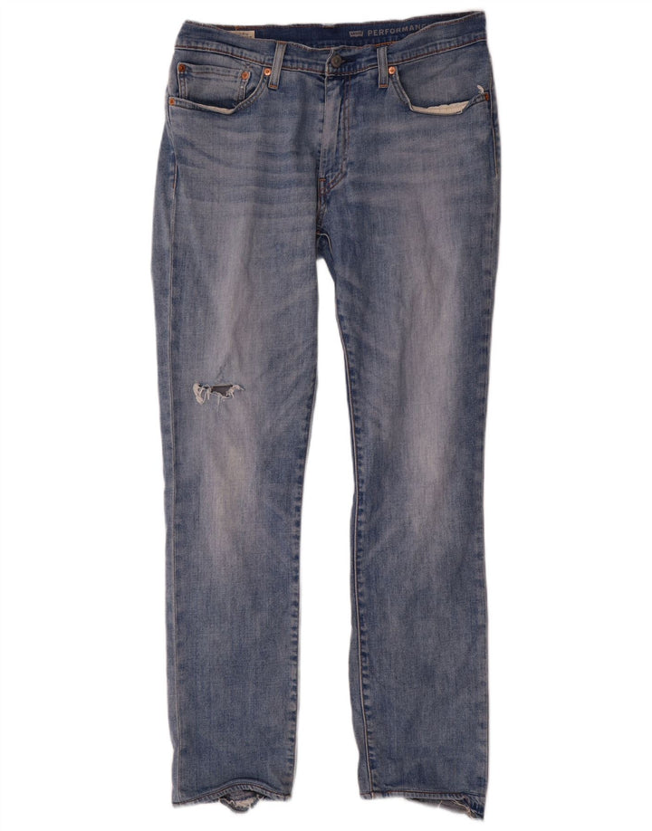 Vaqueros ajustados desgastados para hombre Levi's W34 L32 Algodón azul