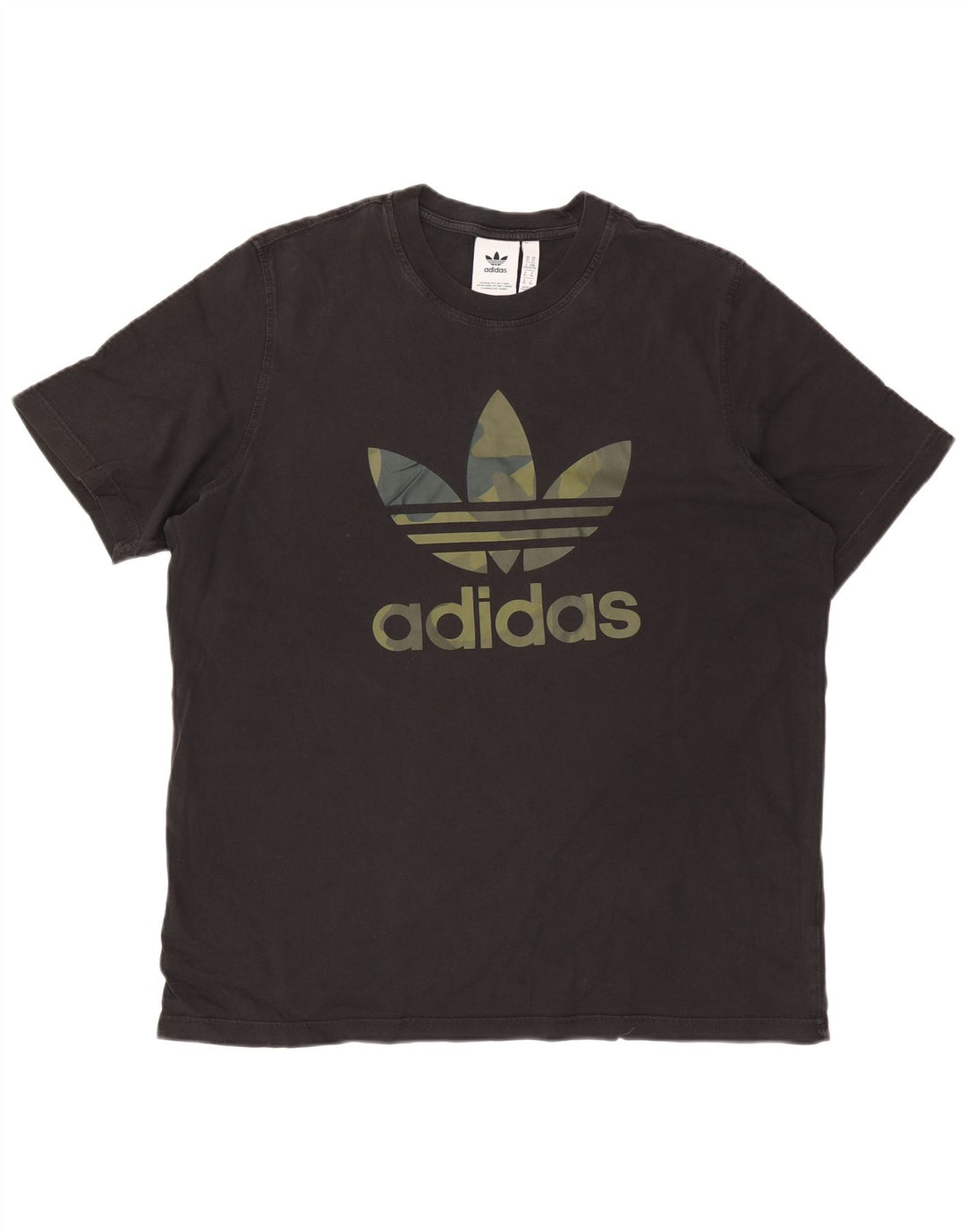 Adidas Hombre Camiseta Gráfica Top XL Negro