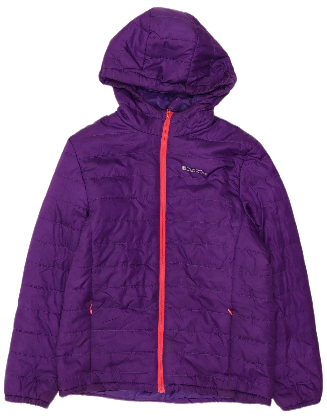 MOUNTAIN WAREHOUSE Chaqueta acolchada con capucha para niño 13-14 años Morado