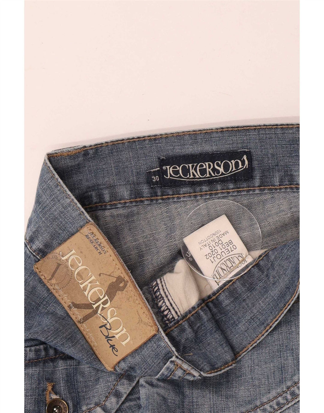 Jeckerson Shorts De Mezclilla Para Hombre W30 Algodón Azul Medio