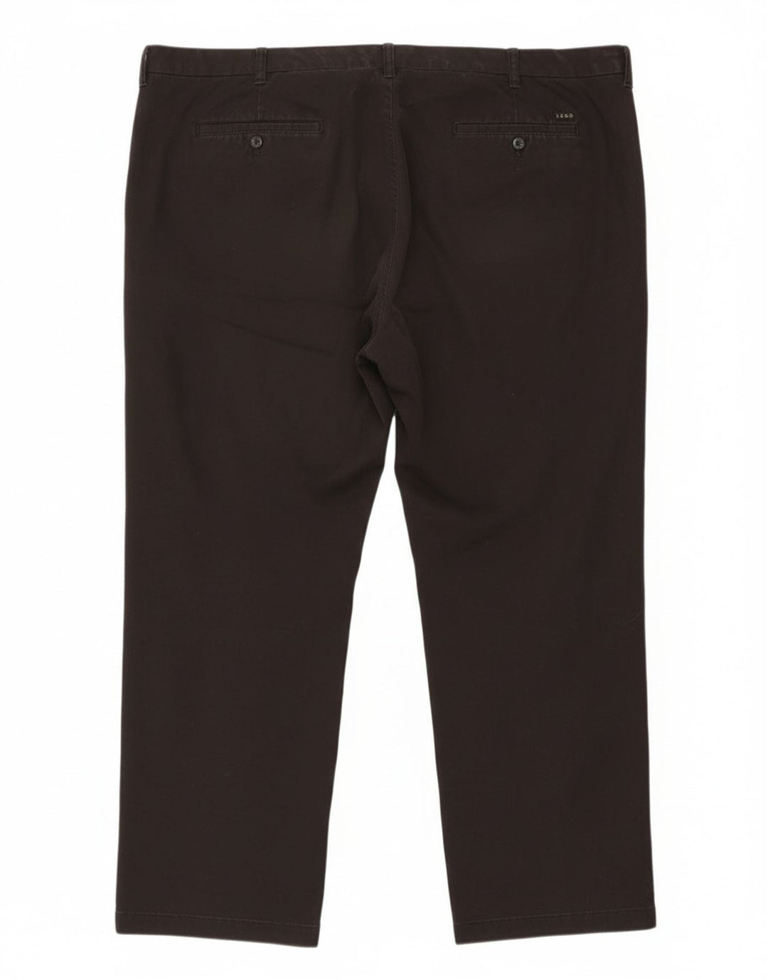 Pantalón chino recto Izod para hombre W48 L30 Algodón negro
