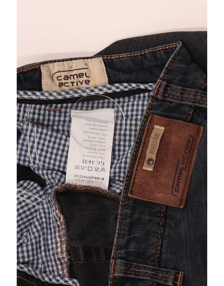 Vaqueros rectos para hombre Camel Active W34 L32 Algodón azul marino