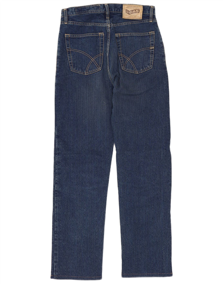 Vaqueros rectos para hombre Gas W29 L29 Algodón azul marino