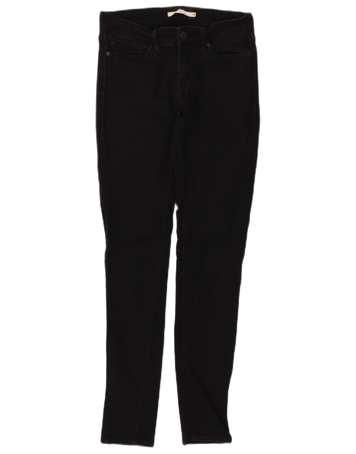 LEVI'S Vaqueros pitillo 711 para mujer W28 L31 Algodón negro