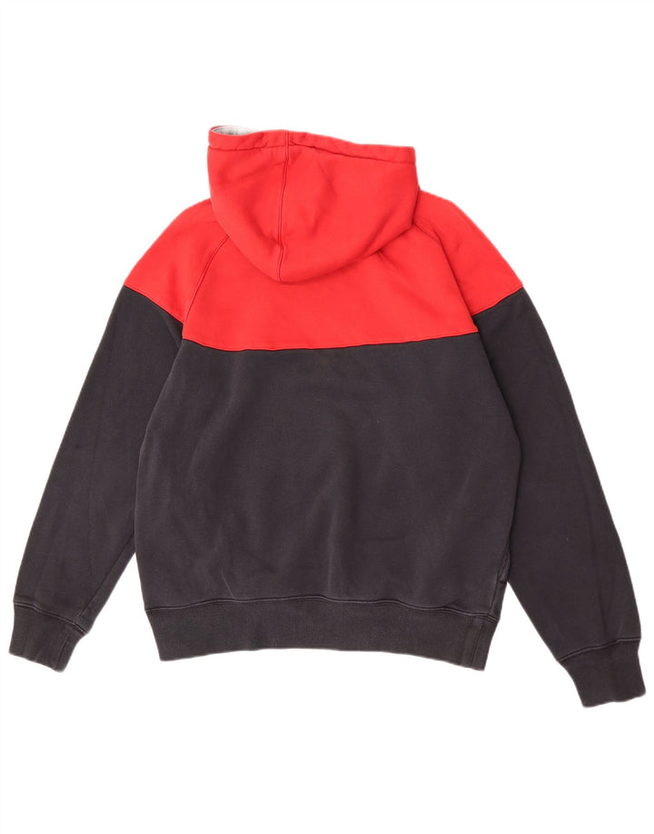 Nike Jersey con capucha y corte regular de algodón color block en rojo mediano