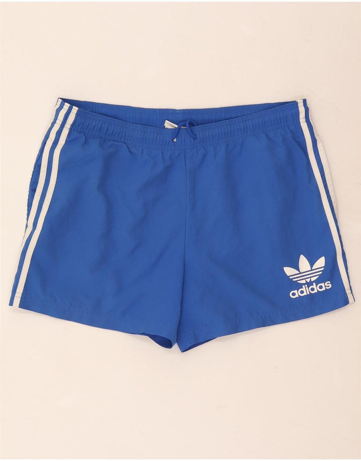Adidas Hombre Graphic Sport Shorts Azul Medio Poliéster