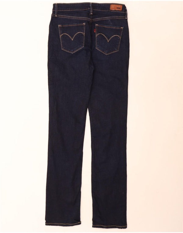 Levi's Vaqueros rectos Demi Curve Classic Rise para mujer W28 L34 Azul marino