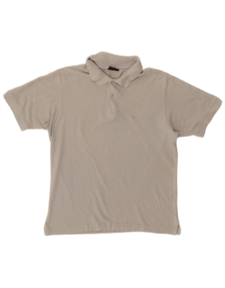 Champion Polo Hombre Gris Medio