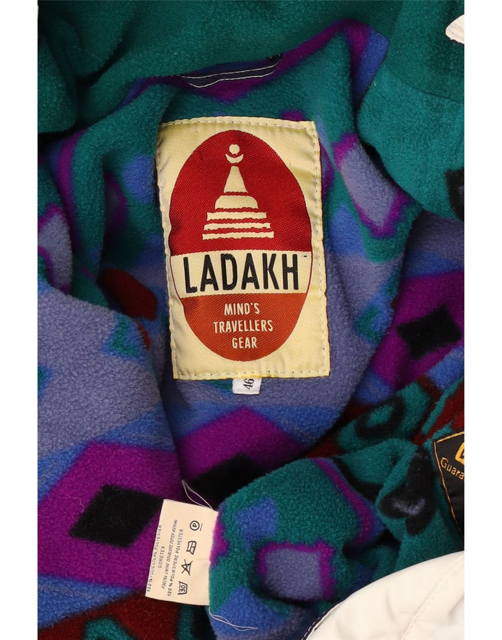 Ladakh Chaqueta cortavientos extragrande con capucha para mujer EU 46 XL Poliéster blanco