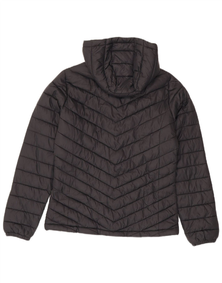 Chaqueta acolchada con capucha para mujer Mountain Warehouse UK 8 Small Nylon negro