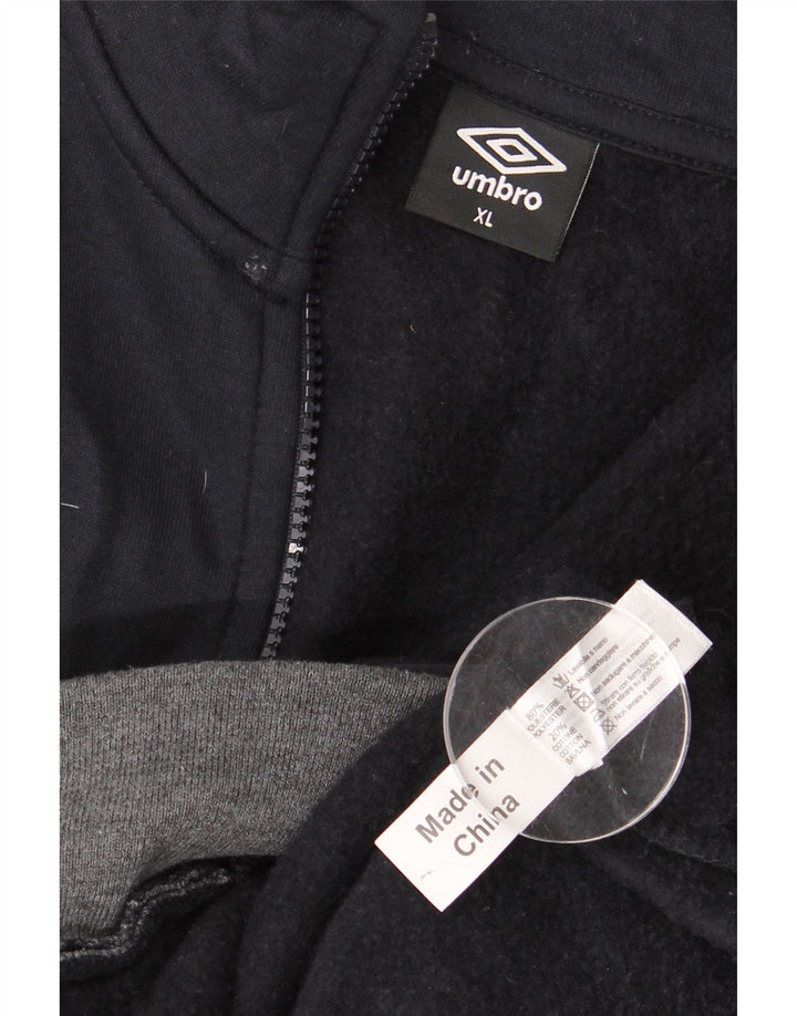 UMBRO Chaqueta superior de chándal con gráfico para hombre XL Poliéster color block azul marino