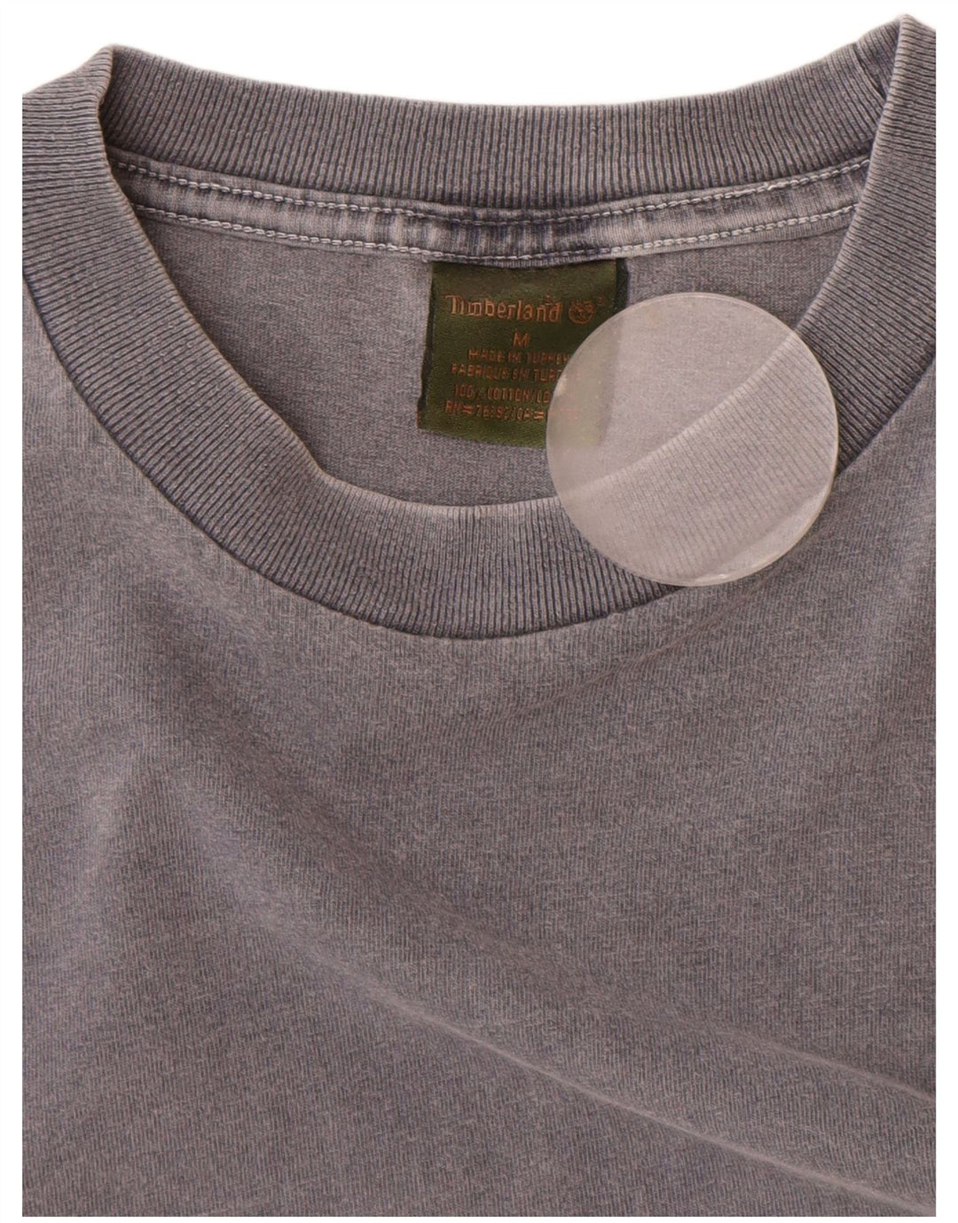 Camiseta Timberland Hombre Top Algodón Gris Medio
