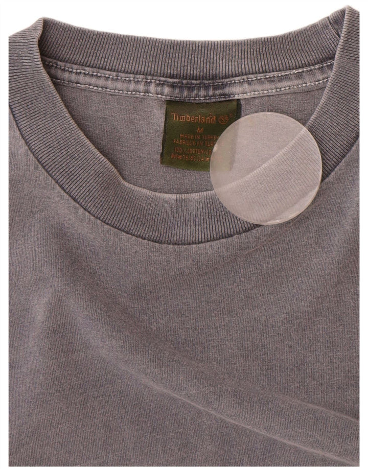 Camiseta Timberland Hombre Top Algodón Gris Medio
