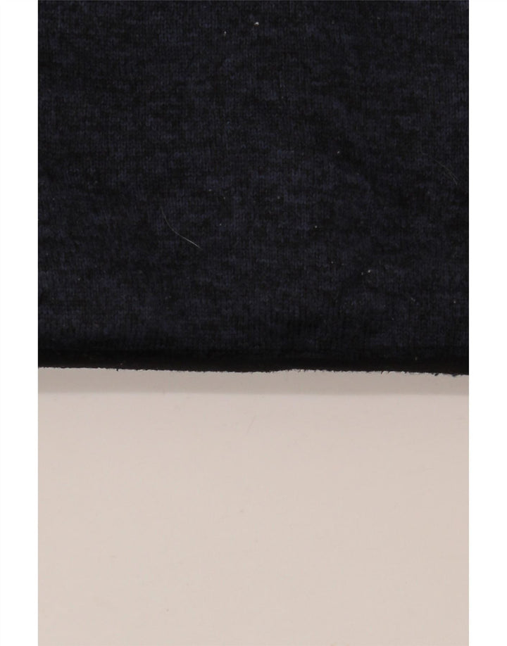 EDDIE BAUER Sudadera con cuello y cremallera para hombre Jersey grande Azul marino Poliéster