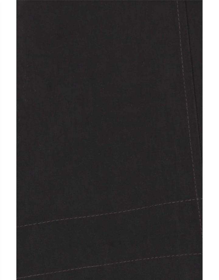 Trussardi Chaqueta cortavientos con capucha para hombre IT 56 3XL Poliamida negra