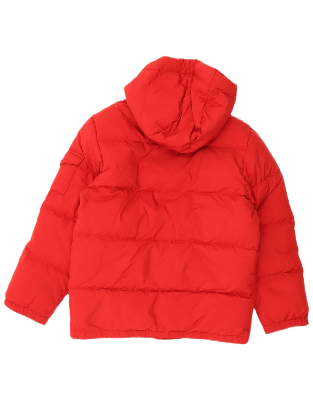 Polo Ralph Lauren Chaqueta acolchada con capucha para niños de 10 a 11 años, talla mediana, color rojo