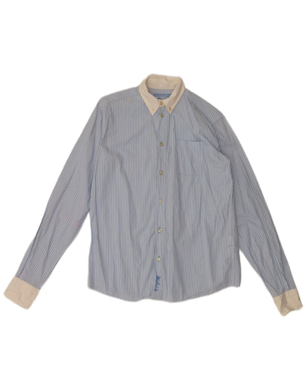 Woolrich Camisa Niño 13-14 Años Algodón Rayas Azules