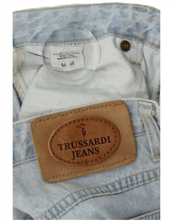 Vaqueros Trussardi Hombre Cropped W34 L25 Algodón Azul