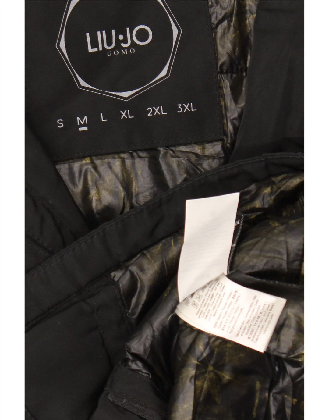 LIU JO Mens Military Jacket UK 38 Medium Black Polyester