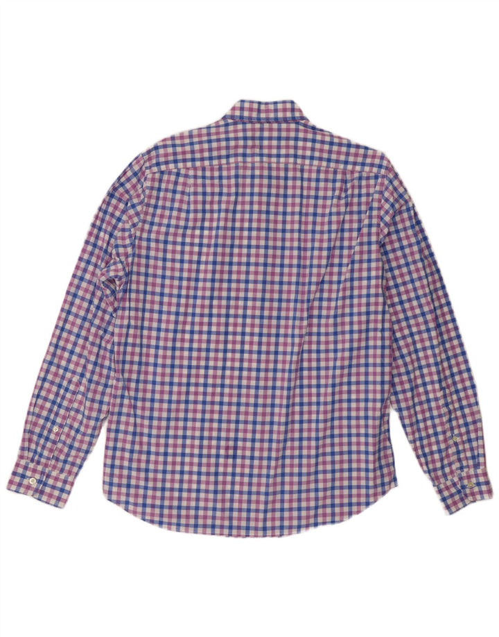 J. Crew Camisa de corte entallado para hombre de algodón a cuadros en color morado medio