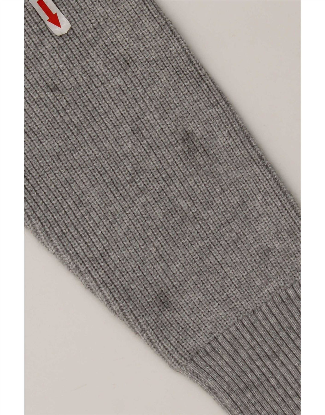 Marks & Spencer Suéter tipo jersey con cuello y cremallera de ajuste regular para hombre Gris grande