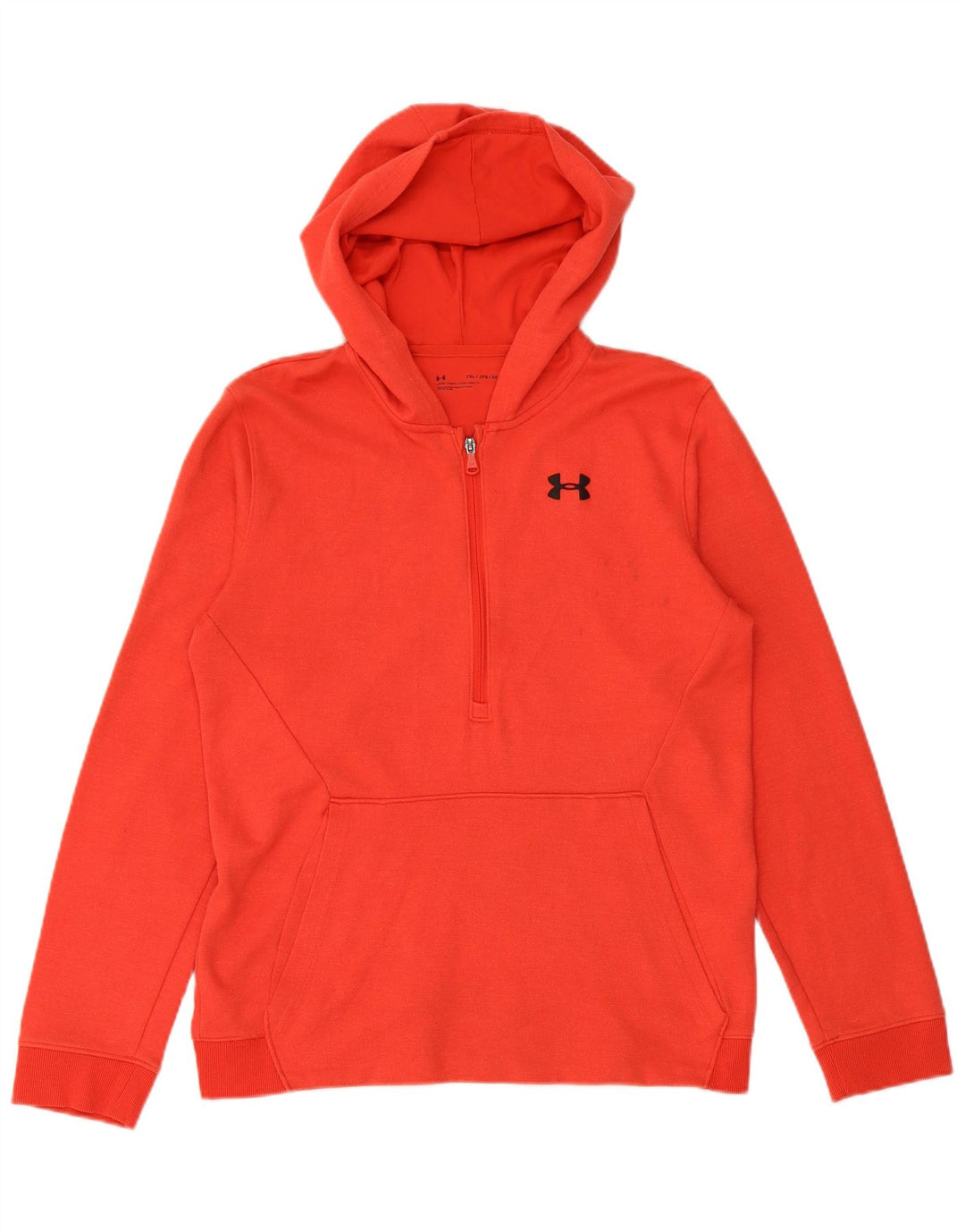 UNDER ARMOUR Sudadera con capucha para niño 15-16 años XL Algodón rojo