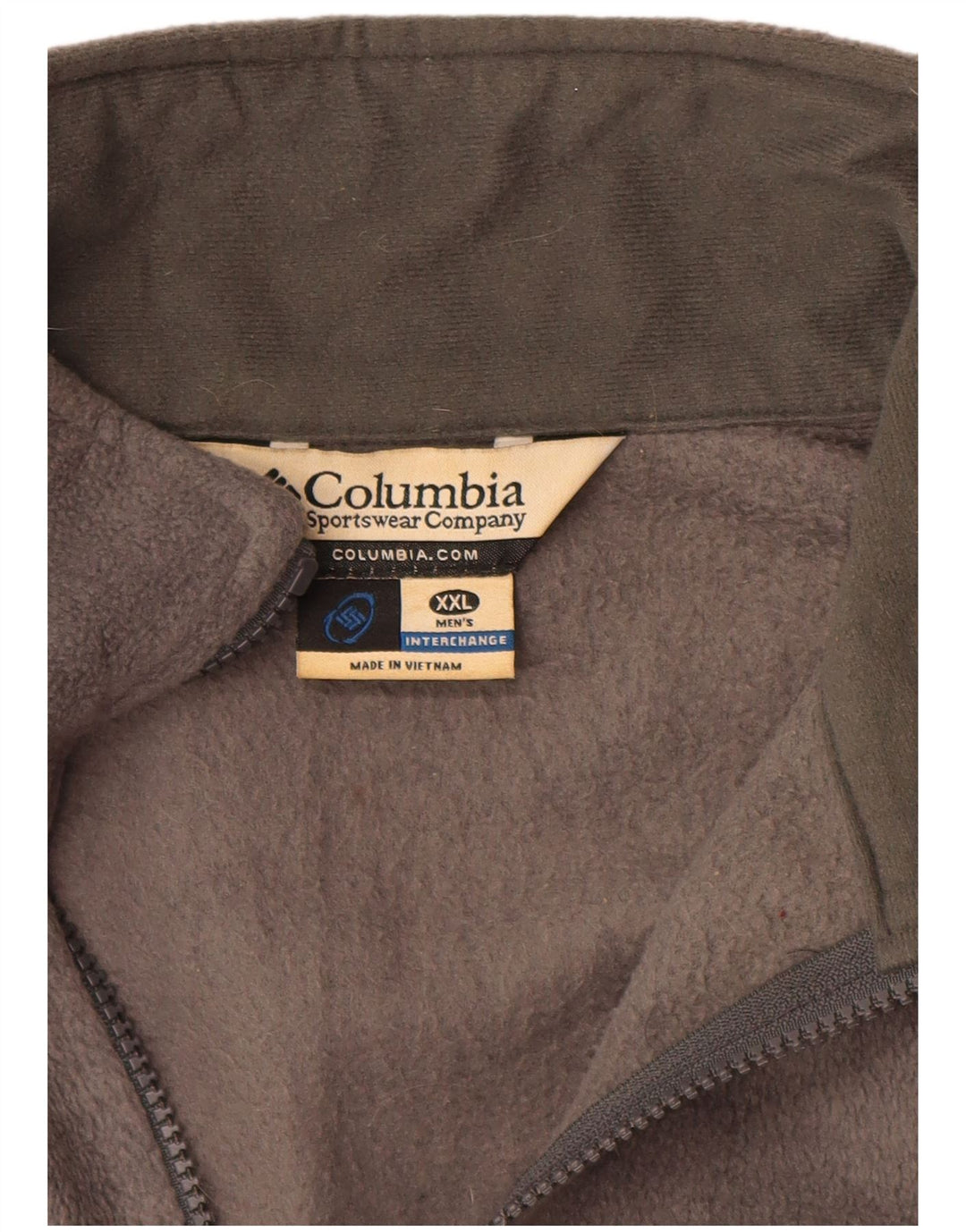 Columbia Chaqueta polar para hombre UK 44 2XL Gris Poliéster