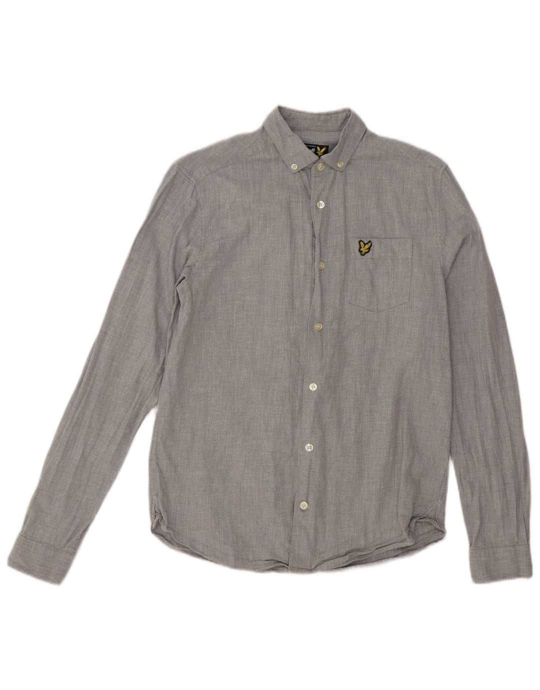 LYLE & SCOTT Mens Shirt XS Grey Cotton