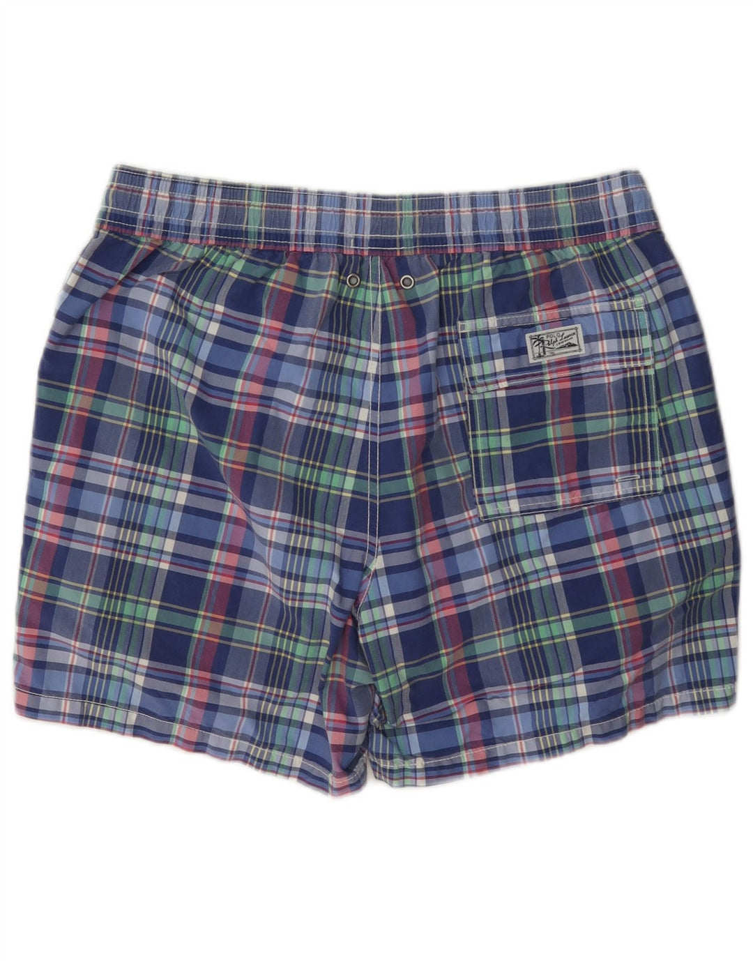 Polo Ralph Lauren Bañador para hombre de algodón a cuadros azul medio