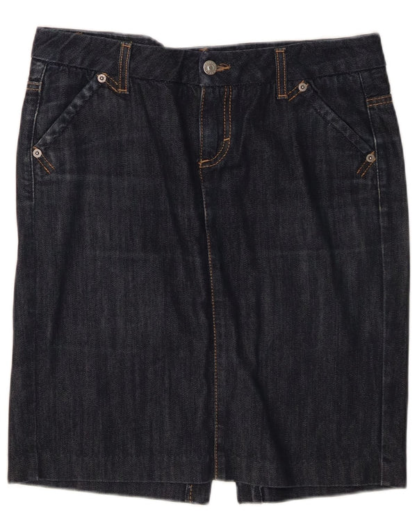 Falda vaquera para mujer Sisley IT 42 Medium W32 Algodón azul marino