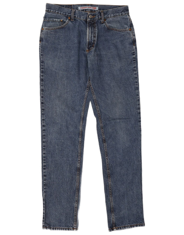 CARRERA Vaqueros rectos regulares 700 para hombre IT 50 Large W34 L33 Algodón azul